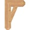 Ekena Millwork Traditional Craftsman Smooth Bracket, Western Red Cedar, 5 1/2"W x 18"D x 26"H BKT06X18X26TRA04SWR - alternate 3